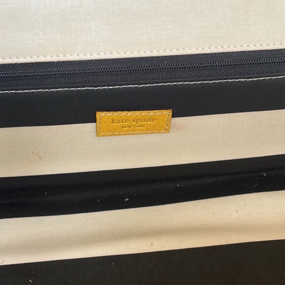 Kate Spade New York Beige Woven Straw Shoulder Bag - Picture 7 of 7